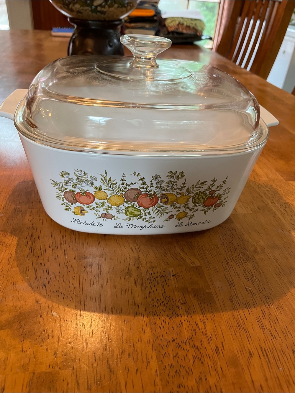 Vintage “Spice of Life” Corningware. 5 Quart. A-5-B